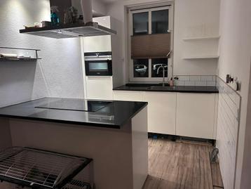 Complete Keuken met Kookeiland + Siemens + GEDEMONTEERD, Wit, Graniet of Steen, Ophalen of Verzenden, Met kookeiland
