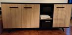 Houten dressoir met bijhorende TV-meubel, Huis en Inrichting, Kasten | Dressoirs, Ophalen, 150 tot 200 cm, Zo goed als nieuw, Industrieel