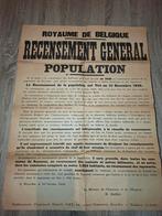 Affiche du recensement de 1930, Antiquités & Art, Enlèvement ou Envoi