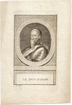 J. F. De La Rue gravure "Le Duc d'Albe", Enlèvement