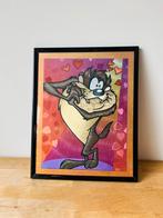 Warner Bros ‘Taz in love’ Metallic foil art, Ophalen of Verzenden