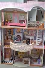 Kidskraft houten poppenhuis, Kinderen en Baby's, Speelgoed | Poppenhuizen, Ophalen, Zo goed als nieuw, Poppenhuis