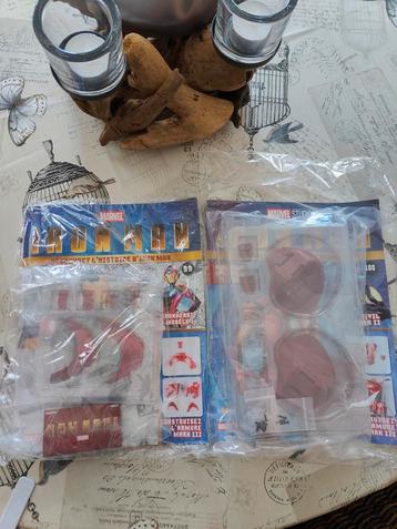 Figurine Iron Man en métal, montée. beschikbaar voor biedingen