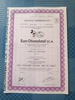 Euro Disneyland coupure van 10 aandelen, Ophalen of Verzenden