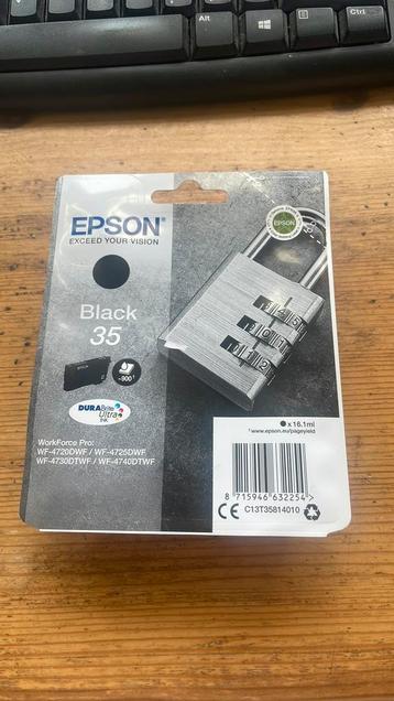 Epson 35 zwart cartridge beschikbaar voor biedingen