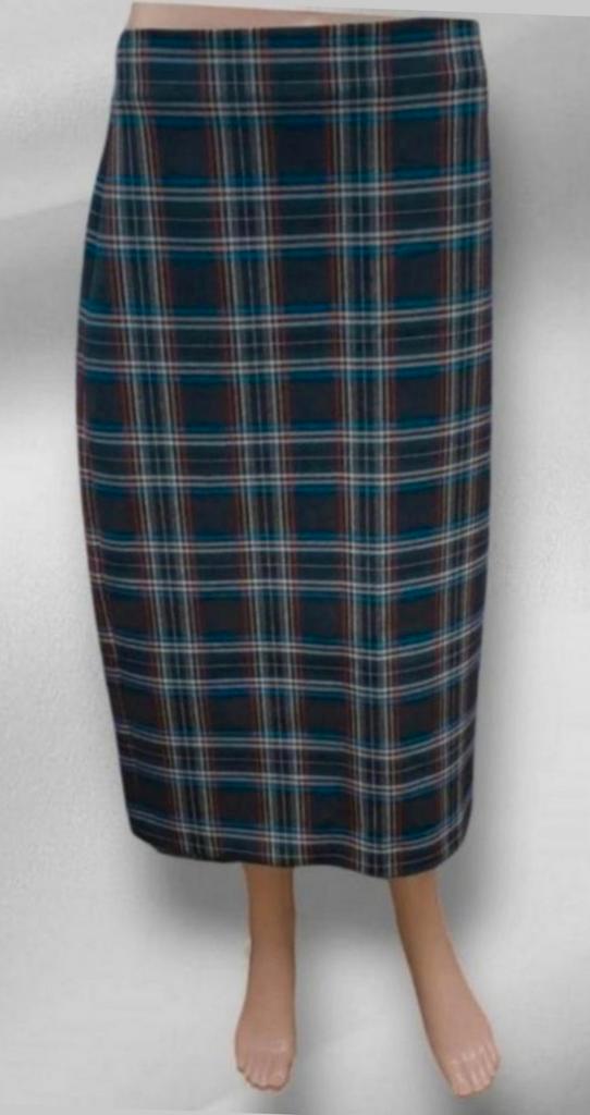 ✨️SALE‼️ ZARA WOMAN Rok Maat L In Topstaat✨️✨️, Kleding | Dames, Rokken, Zo goed als nieuw, Maat 42/44 (L), Blauw, Onder de knie