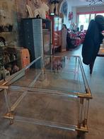 Table de salon verre, Comme neuf, 100 à 150 cm, Rectangulaire, Moderne,  contemporain