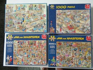 Jan van Haasteren puzzels (4 van 1000 stukjes) deel 3 beschikbaar voor biedingen