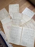 Oude partituren voor piano 9stuks, Ophalen of Verzenden, Gebruikt, Overige soorten, Piano