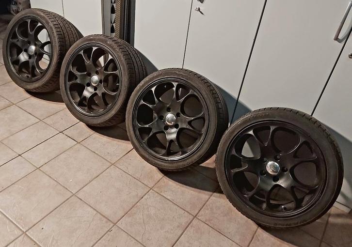 4 jantes alu 17" Ford Scorpio, entraxe 5x112, Auto-onderdelen, Banden en Velgen, Banden en Velgen, Zomerbanden, 17 inch, 235 mm