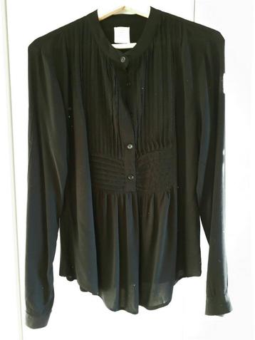 Mooie blouse Chambre des fleurs maat 38, Maat 38/40 (M), Chambre des fleurs, Zwart, Nieuw