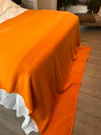 VINTAGE DEKEN WOONDEKEN BED SOFA ORANJE ZEER WARM, Huis en Inrichting, Ophalen of Verzenden, Zo goed als nieuw