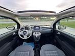 Fiat 500C 1.2i Cabrio 2018 79530km Navi DAB+  Cruise, 4 zetels, Cabriolet, Bedrijf, Handgeschakeld