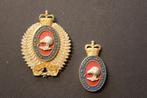 Pet-insigne en halsbandinsigne van de New Zealand Infantry R, Ophalen of Verzenden, Landmacht, Embleem of Badge