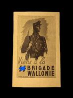 Kopie - propaganda postkaart Degrelle - Legion wallonie, Verzamelen, Verzenden