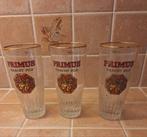 3 glazen bierglazen Primus Haacht, Verzamelen, Ophalen of Verzenden, Zo goed als nieuw