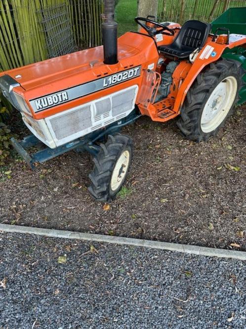 minitractor Kubota 20Pk + Hakselaar BX 42, Zakelijke goederen, Landbouw | Tractoren, tot 2500, Overige merken, tot 80 Pk, Gebruikt