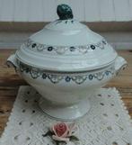 SALE Franse brocante terrine, guirlandes & bloemetjes, Antiek en Kunst, Ophalen of Verzenden