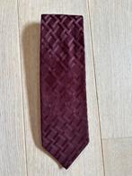 Stropdas Lagerfeld, bordeaux, 100% zijde , perfecte staat, Ophalen of Verzenden, Zo goed als nieuw, Karl Lagerfeld, Met patroon