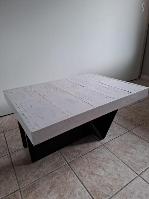 Salontafel, Huis en Inrichting, Tafels | Salontafels, Gebruikt, Minder dan 50 cm, 50 tot 100 cm, 50 tot 100 cm, Rechthoekig, Ophalen