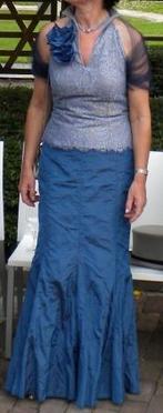 Avondtop en -rok Oni Onik maat 40, Overige typen, Blauw, Zo goed als nieuw, Ophalen