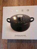 Smeg cast iron casserole black gietijzeren stoofpot, Huis en Inrichting, Ophalen, Overige typen, Nieuw, Gietijzer