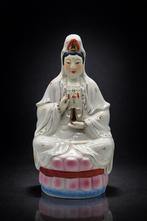 Grande statue Guanyin porcelaine déco zen ambiance asiatique, Collections, Statues & Figurines, Enlèvement ou Envoi, Comme neuf