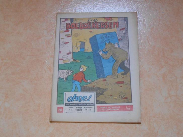 Ohee 290 Dees dubbel en cesar De boeboekersen 1968., Boeken, Stripverhalen, Zo goed als nieuw, Eén stripboek, Ophalen of Verzenden
