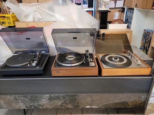 3 Audio platenspelers uit de jaren 80", Lenco - Sansui, Audio, Tv en Foto, Platenspelers, Gebruikt, Platenspeler, Ophalen