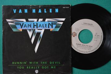 Van Halen – Runnin' With The Devil (1) - vinyl singel beschikbaar voor biedingen