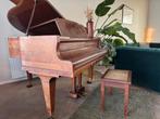 Art Deco Baby Piano - Gunther Breveté Bruxelles, Enlèvement, Utilisé, Brun, Piano
