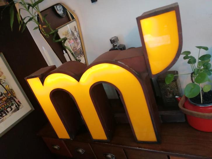 Handgemaakte vintage industriële lamp, Huis en Inrichting, Lampen | Wandlampen, Metaal, Ophalen of Verzenden