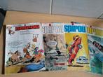 Lot 4 Spirou magazine de 1971 et 1972 + poster Jeep lunaire, Enlèvement ou Envoi