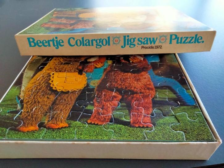 Vintage puzzel 1972 „PROCIDIS” 29 x 22 cm, Kinderen en Baby's, Speelgoed | Kinderpuzzels, Gebruikt, 2 tot 4 jaar, Ophalen of Verzenden