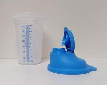Tupperware Small Shaker - Schenker - 350 ml - Wit & Blauw