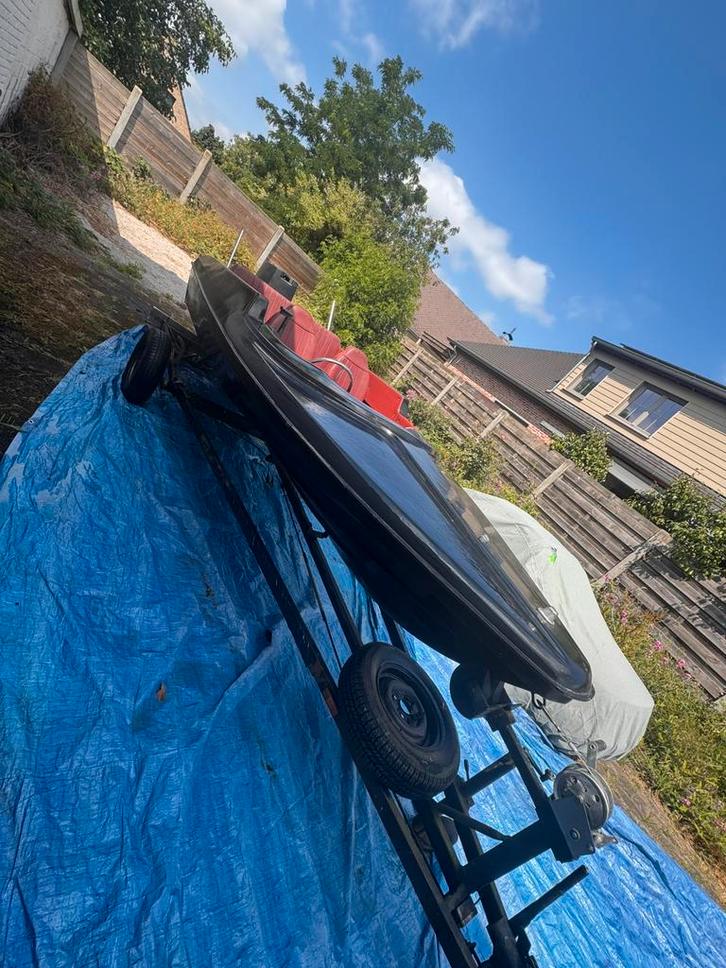 Mercury 40pk plezier boot. (Project), Watersport en Boten, Speedboten, Gebruikt, 3 tot 6 meter, Benzine, Minder dan 70 pk, Polyester