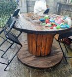 Table extérieur, Ophalen, Gebruikt, Rond, Hout