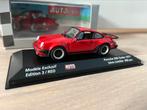 Porsche 911 (930) Turbo rood Minichamps Auto Hebdo 1:43, Ophalen of Verzenden, Zo goed als nieuw, Auto, MiniChamps