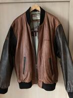 Lederen vintage jas GattoProd. bruin, Bruin, Overige maten, Ophalen of Verzenden, Gedragen