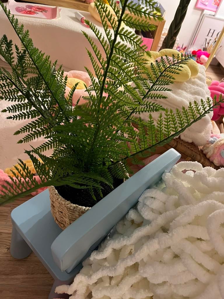 Plante artificielle neuve, Enlèvement, Intérieur