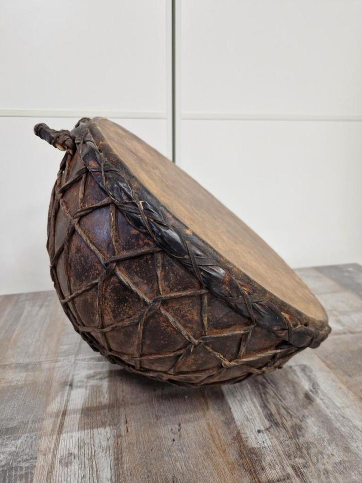 Antieke turkse ottomaanse keteltrom (pauken), Muziek en Instrumenten, Percussie, Trommel, Ophalen of Verzenden