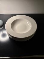 Villeroy & Boch diepe borden – Set van 6 – wit porselein, Huis en Inrichting, Ophalen, Gebruikt, Bord(en), Effen