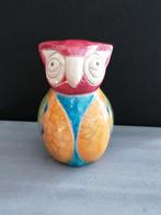 Beeldje uil in Raku, Zuid-Afrika. H 11 cm. Bieden vanaf €10, Antiek en Kunst, Ophalen of Verzenden