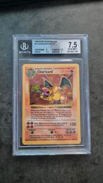 Kit de base Charizard Shadowless BGS 7.5, Enlèvement ou Envoi