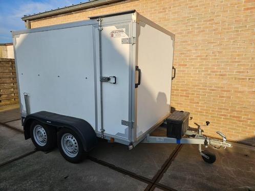 Als nieuwe gesloten aanhangwagen met zijdeur en coc attest!, Auto diversen, Aanhangers en Bagagewagens, Zo goed als nieuw, Ophalen