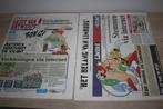 2x unieke Asterix- krant , GVA en HBVL 2005, als nieuw, Ophalen of Verzenden, Asterix en Obelix, Zo goed als nieuw, Overige typen