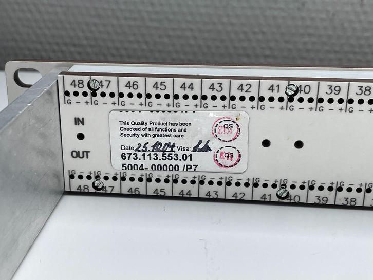 Patch Ghielmetti CSF 1x48 AV, Musique & Instruments, Modules de son, Utilisé, Autres marques, Enlèvement ou Envoi