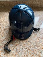 Paardrijhelm jeugd donkerblauw of lichtblauw, Ophalen, Gebruikt