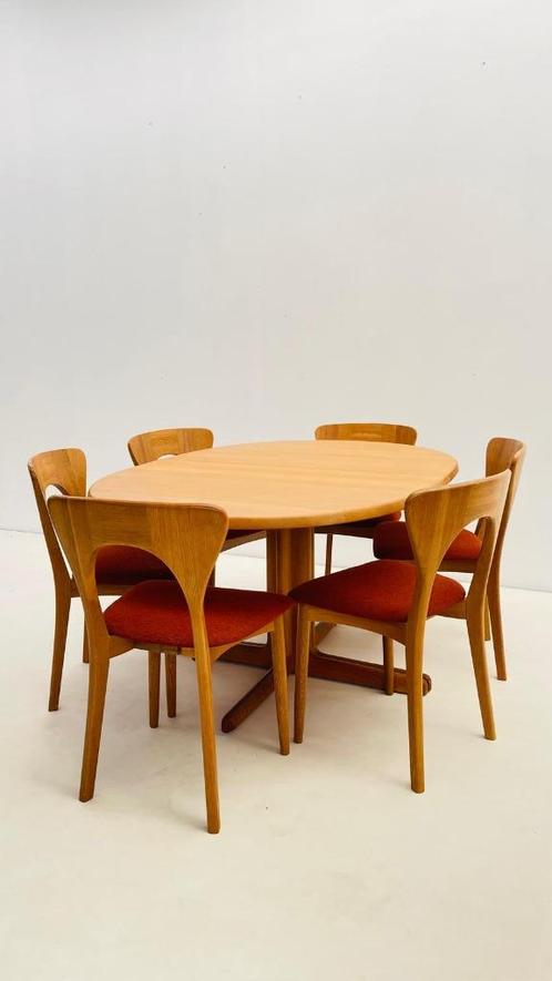 Juul Kristensen et Niels Koefoed - Set Danois complet 60's, Huis en Inrichting, Complete eetkamers, Zo goed als nieuw, 4 tot 6 stoelen