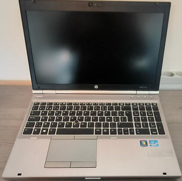 HP Elitebook 8570P + Lader + 60GB SSD, Computers en Software, Windows Laptops, Gebruikt, 15 inch, SSD, 2 tot 3 Ghz, 8 GB, Azerty
